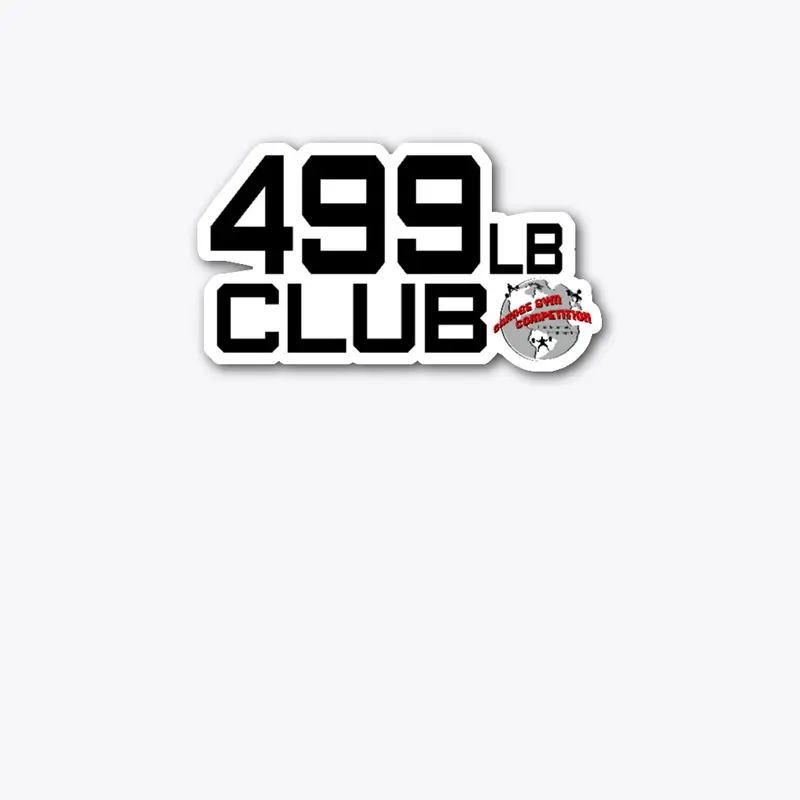 499lb Club Sticker